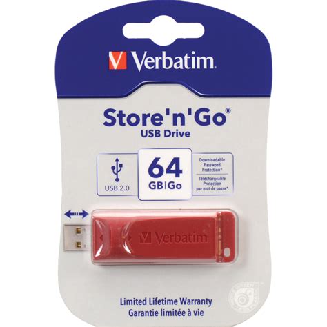 Verbatim Store N Go Usb Flash Drive Gb Capacity B H