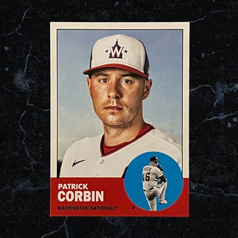 Topps Archives Patrick Corbin Washington Nationals Ebay