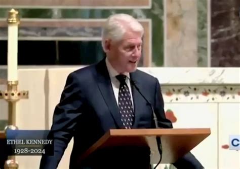 Bill Clinton Describes Ethel Kennedy As The ‘cats Meow In Weird