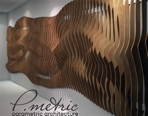 Wall P Metric Waves Parametric Parametric Design Wall Decor Design