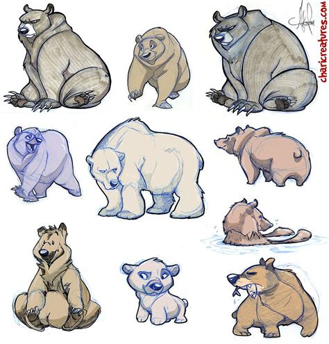 Pin By On Genevieve Tsai Bear Character Design Bear Art Character