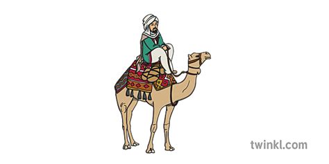 Ibn Battuta Riding A Camel Person Animal Explorer Muslim Medieval