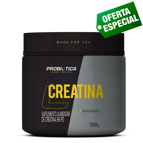 Creatina Monohidratada Probiotica 300g Pura E Mix PRO Shopee Brasil