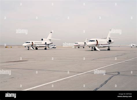 Airplanes On Tarmac Stock Photo Alamy