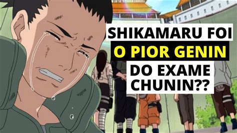 RAIO X DO EXAME CHUNIN E A PROMOÇÃO DO SHIKAMARU Naruto YouTube