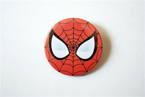 Spiderman Logo 1x15 Pinback Button Badge Buttons Pinback Pinback