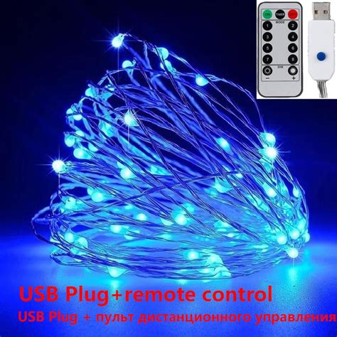 Buy M Led Usb Power Remote Control Curtain Fairy Lights Christmas