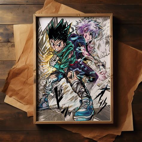 Hunter X Hunter Posters 10 Pack Hunter X Hunter Piece Set Manga Art