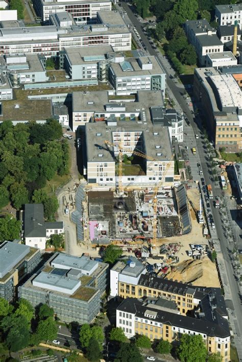 Leipzig Aus Der Vogelperspektive Baustelle F R Einen Erweiterungs