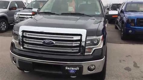 Ekf21747 2014 Ford F 150 Lariat Black Patriotford Youtube