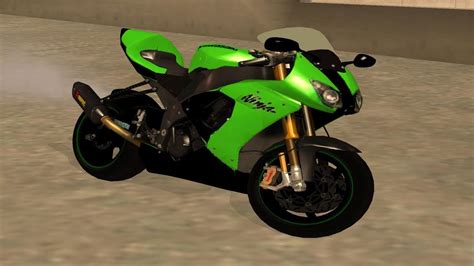 Gta San Andreas Kawasaki Ninja Gameplay Mod Youtube