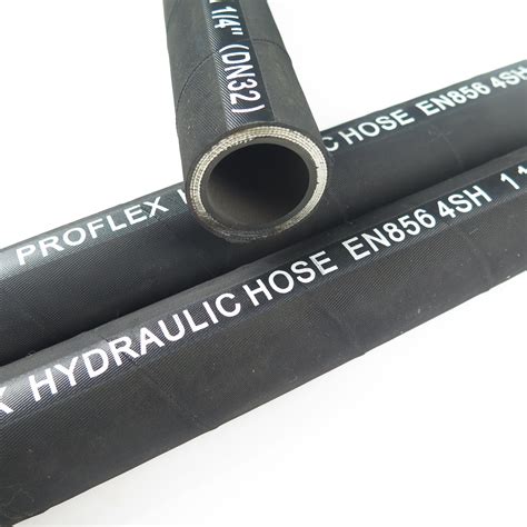 En 856 4sh High Pressure Spiral Reinforced Rubber Hydraulic Hose With