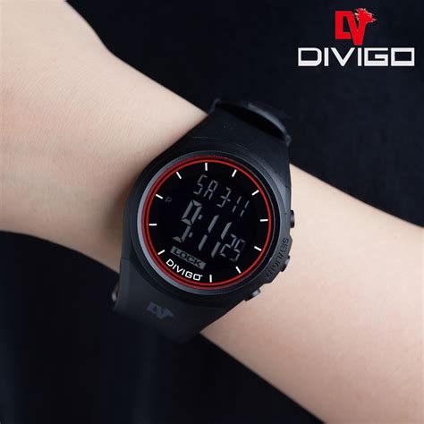 Jual Jam Tangan Pria Wanita Divigo Dv Jam Tangan Digital Led