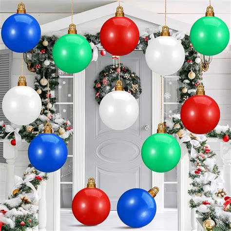 Amazon Jetec Pcs Inflatable Christmas Ball Outdoor Decorations