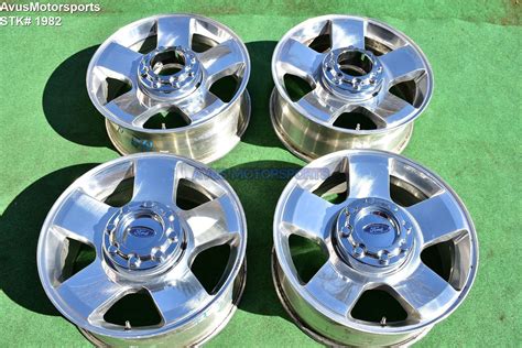 20 Ford F250 Super Duty Oem Factory Wheels F350 Fx4 2005 2006 Polished