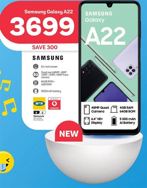 Samsung Galaxy A22 64GB Offer At PEP