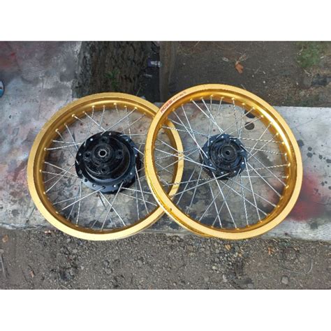 Jual Velg Set Megapro Primus Gl Pro Depan Belakang Siap Pakai Shopee