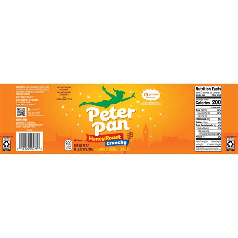 10000ダウンロード済み√ Peter Pan Honey Roasted Crunchy Peanut Butter 201452