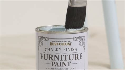 How To Use Rust Oleum Chalky Finish Furniture Paint Youtube