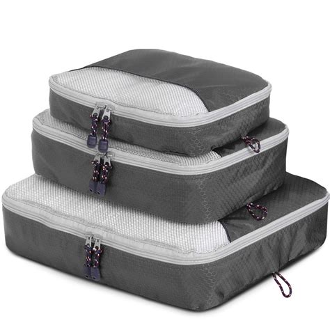 p American Dog 3 Set Packing Cubes,2 Various Sizes Travel Luggage ...