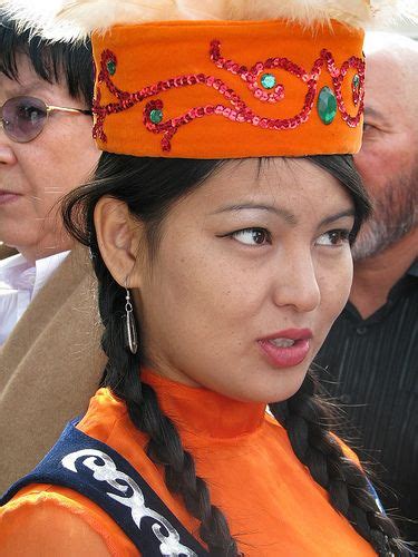 Girl In Kazakh National Costume At The Kazakhfilm Studio By Steppetales