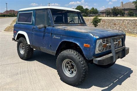 Solid Restoration Project Ford Bronco Barn Finds