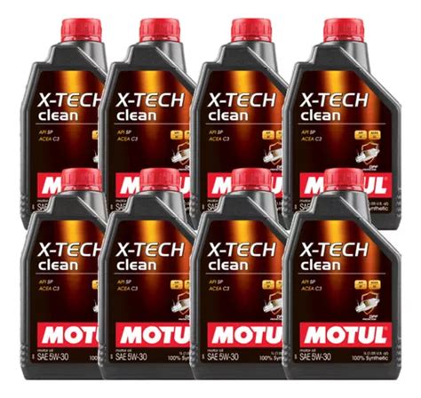 Kit Litros Leo Motor De Carro Motul X Tech Clean W