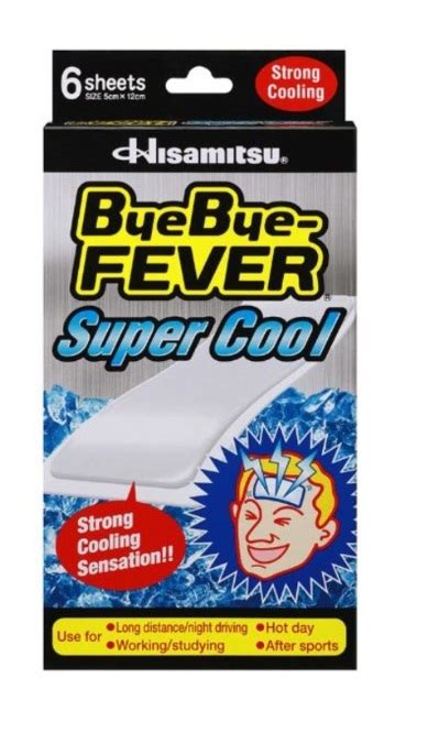 Hisamitsu Bye Bye Fever Adult Super Cool Fresh Groceries Delivery Redtick