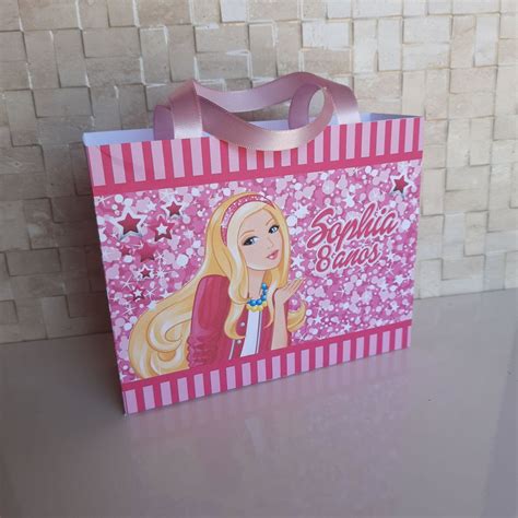 Sacola Surpresa Personalizada Barbie Elo7 Produtos Especiais