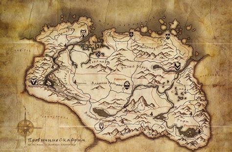 Map Of Skyrim Leaked The Elder Scrolls V Skyrim Gamereactor