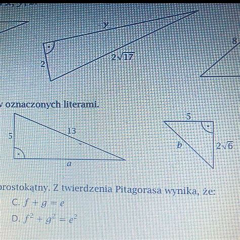 Oblicz Dlugosci Odcinkow Oznaczonych Literami 5 13 A I 5 2