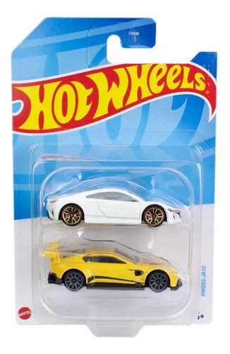 Hot Wheels Pacote Veículos Branco E Amarelo Mattel MercadoLivre