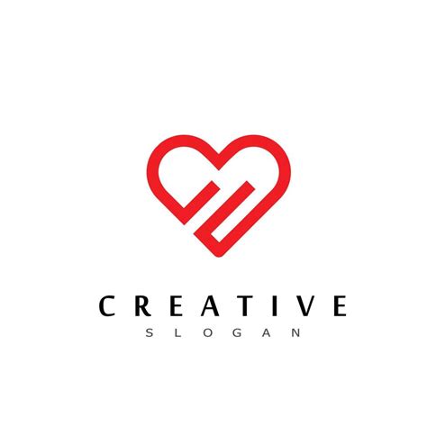 Heart Logo Design 13129722 Vector Art At Vecteezy