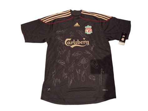 Sporting Memorabilia Autographed Liverpool Jersey Signed By