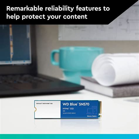 Western Digital WD Blue ¢ SN570 NVMe ¢ 500GB SSD, Upto 3, 500 MB/s Read ...