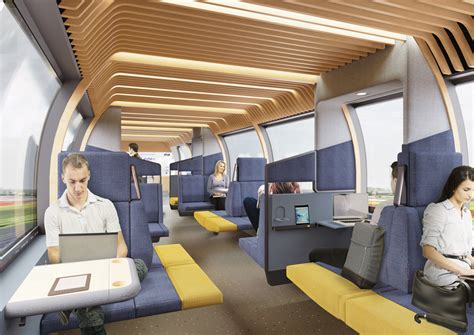 Ns Mecanoo And Gispen Share Their Common Vision Of A Train Interior At