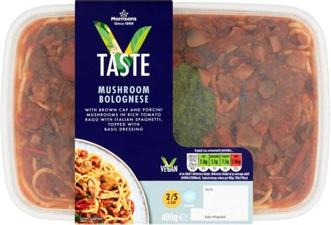 Morrisons V Taste Mushroom Bolognese G Amazon Co Uk Grocery