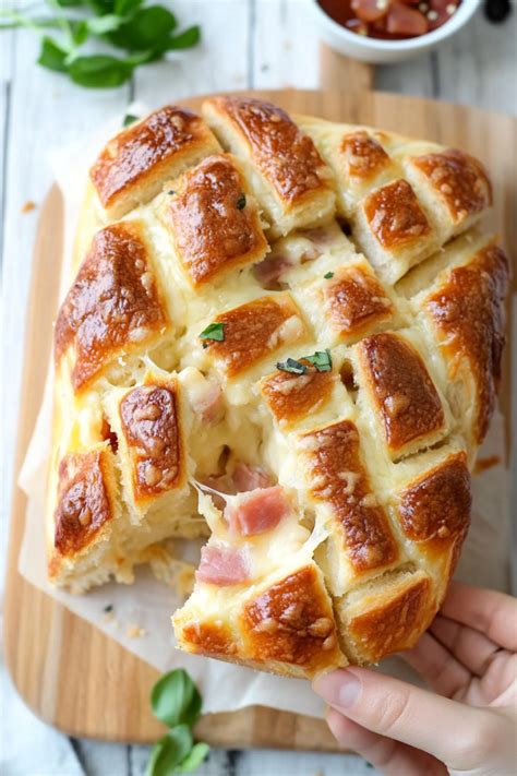 Zupfbrot Rezepte Käse Schinken Zupfbrot Einfach Lecker