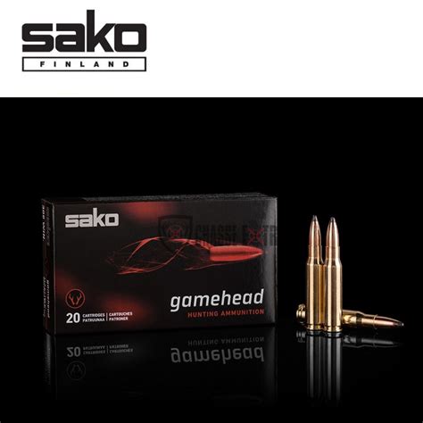 Boite De 20 Munitions SAKO Gamehead Calibre 300 Win Mag 180 Gr