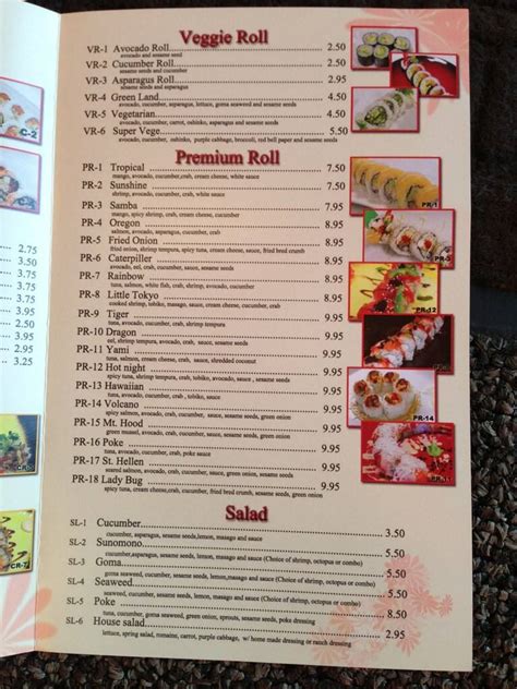 Menu At Yami Sushi And Teriyaki Restaurant Gresham Sw Highland Dr