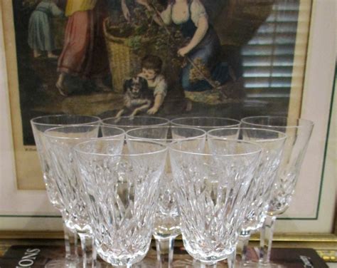 Vintage Waterford Crystal lismore Pattern Sherry Glasses/pristine ...