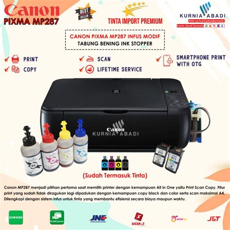 Jual Printer Canon Pixma Mp Infus Print Scan Copy Inkjet Tabung