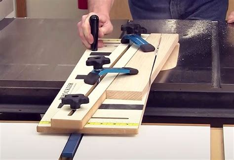 How To Make A Taper Cut Table Saw Jig Elcho Table