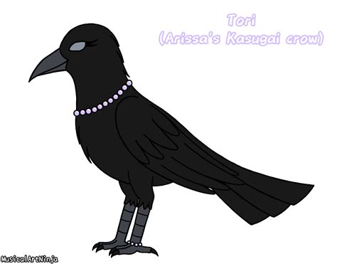 Tori (Arissa's Kasugai crow) by MusicalArtNinja on DeviantArt