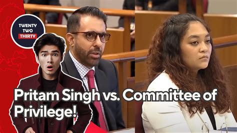 Inside Singapores Political Scandal Ft Pritam Singh And Raeesah Khan