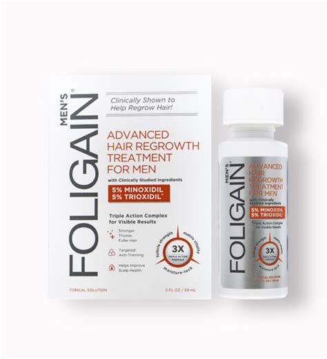 Foligain 5 Minoxidil 5 Trioxidil Foligain