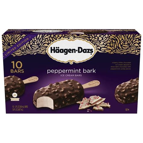 Haagen Dazs Peppermint Bark Ice Cream Bars Multi Pack Fl Oz