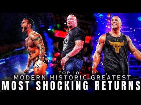 Most Shocking Returns In Wrestling History Part Wwe Ft The Rock