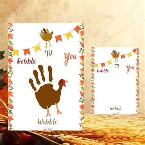 Happy Thanksgiving Handprint Craft Printable Handprint Art Etsy