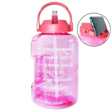 Gourde Bidon Light Pink L Oz Gallon Bouteille D Eau De